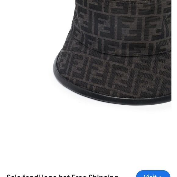 Fendi FF jacquard fabric bucket hat unisex main image 6